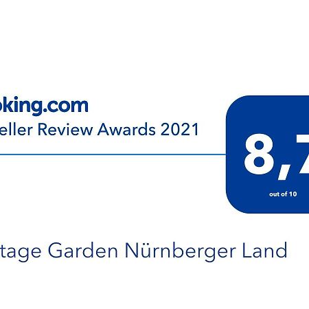 Cottage Garden Nürnberger Land Zimmer 2 bis 3 Schwaig Exterior foto
